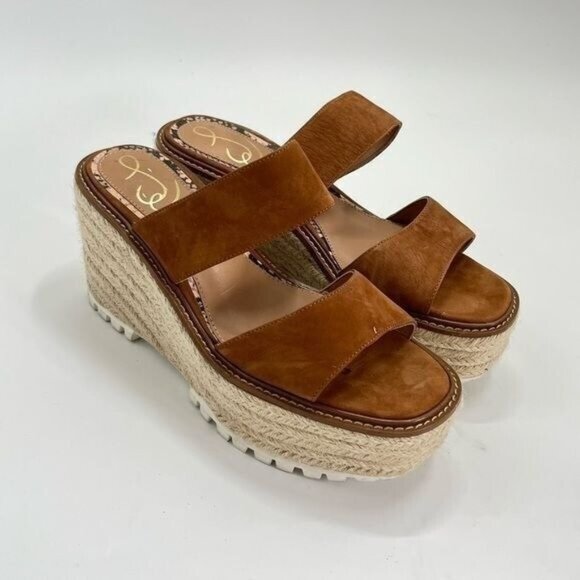 Sam Edelman Women's Luca Espadrille Wedge platform Sandals 8.5 - Picture 2 of 7